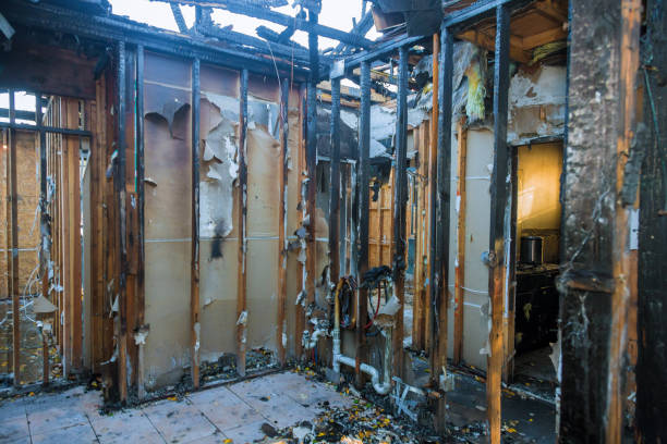 Professional Fire Damage Removal technician working in Bedford, VA